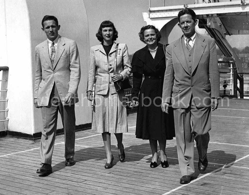 Vivien and Clara Thomas stayed in Baltimore while Johns Hopkins surgeons and their wives traveled on this luxury cruise ship to demonstrate the Blue Baby surgery in England, Europe and Scandinavia.